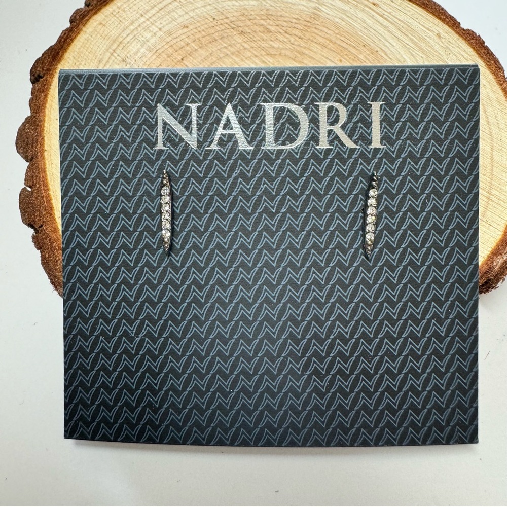 Nadri CZ stud earrings